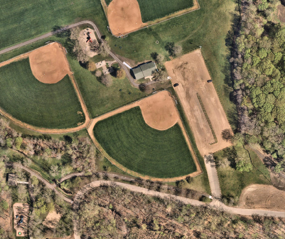 aerial photo of freeman park